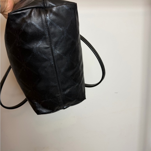 Longchamp Le Pliage Rare Coated Canvas Black Tote Bag – Made in France - Picture 3 of 16